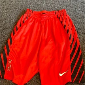 Red Nike Dri-Fit Shorts